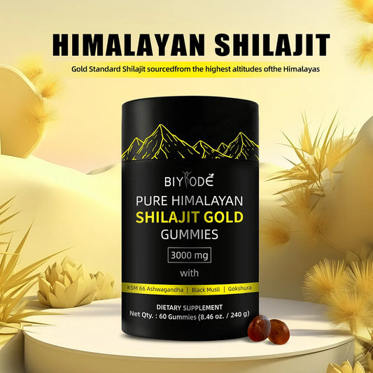 Pure Himalayan Shilajit Gummies Gold