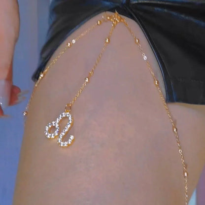 ZODIAC SIGN LEG CHAIN